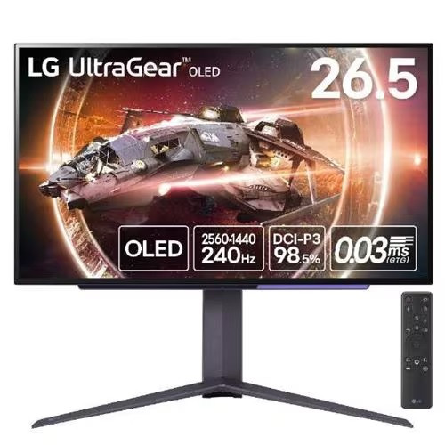 UltraGear OLED 27GS95QE-B 26.5インチ WQHD(2560x1440) ゲーミングモニター 有機EL 240Hz 0.03ms(GTG)