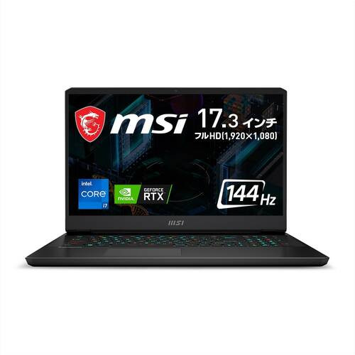 GP76-11UG-1023JP GP76 Leopard　[ 17.3型 (144Hz) / フルHD / i7-11800H / RTX3070 / RAM:16GB / SSD:1TB / Windows 11 Home / ブラック ]