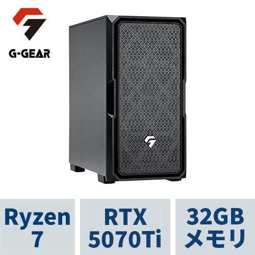 ゲーミングPC GE7A-K257BH/NY Ryzen7 /RTX5070Ti /32GBメモリ /2TB SSD /WiFi+Bluetooth対応