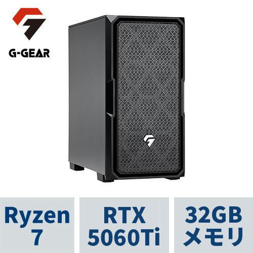 ゲーミングPC GE7A-E260B/C/CP9 Ryzen7 /RTX5060Ti(16GB版) /32GBメモリ /1TB SSD /WiFi7+Bluetooth対応 /B850