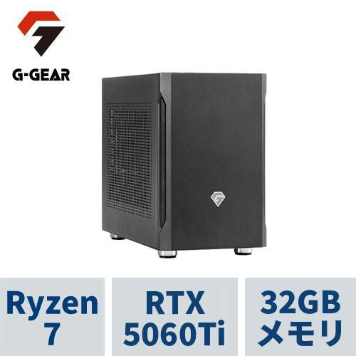 ゲーミングPC  mini GI7A-G261B/WE1 Ryzen7 /RTX5060Ti(16GB版) /32GBメモリ /1TB SSD /WiFi+Bluetooth対応