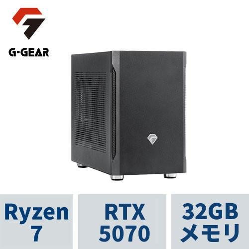 ゲーミングPC  mini GI7A-F260B/CP1 Ryzen7 7800X3D /RTX5070 /32GBメモリ /1TB SSD /WiFi+Bluetooth対応