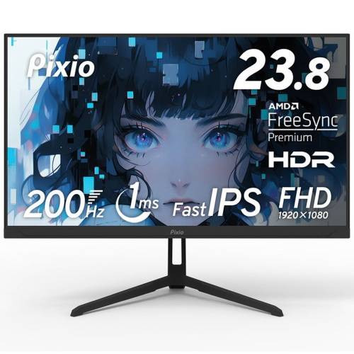 PX248 Wave / ブラック [PX248WAVE-O] 23.8インチ フルＨＤ ゲーミングモニター 200Hz 1ms(GTG) FastIPS