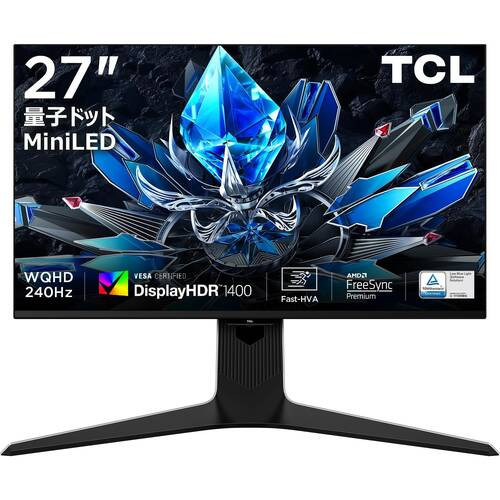 27R73Q 27インチ WQHD(2560x1440) ゲーミングモニター 1152zone MiniLED 240Hz HVAパネル DisplayHDR1400