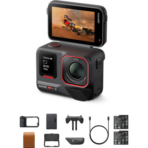 Insta360 Ace Pro 2　ポケットプリンターキット ミッドナイト・ブラック デュアルバッテリー