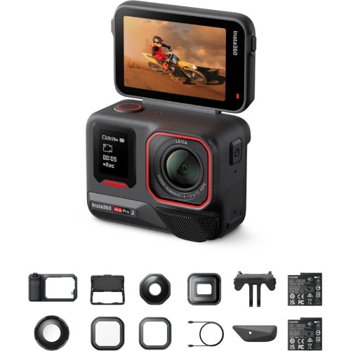 Insta360 Ace Pro 2　フルプロシューターキット ミッドナイト・ブラック デュアルバッテリー