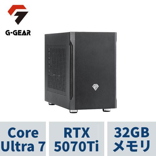 ゲーミングPC  mini GI7J-J257B/NT1 CoreUltra7 /RTX5070Ti /32GBメモリ /2TB SSD /WiFi+BT対応