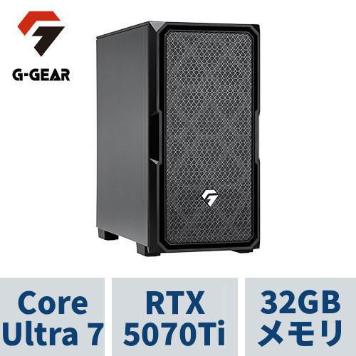 ゲーミングPC  GE7J-K257BH/CP2 CoreUltra7 /RTX5070Ti /32GBメモリ /2TB SSD /WiFi+Bluetooth対応
