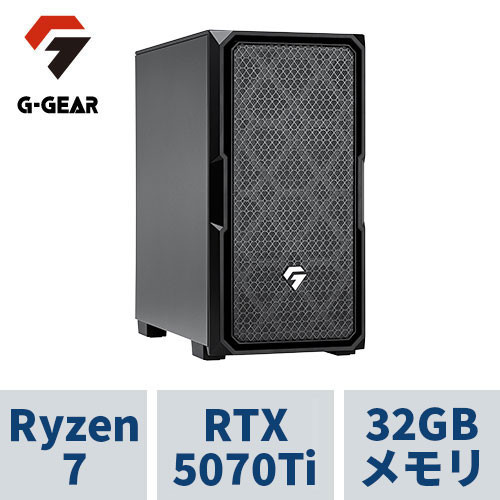 ゲーミングPC  GE7A-K257BH/NR1 Ryzen7 /RTX5070Ti /32GBメモリ /1TB SSD /WiFi+Bluetooth対応