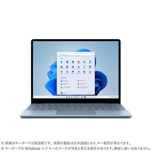 8QF-00018 Surface Laptop Go 2 [ 12.4型 / 1536×1024 / タッチパネル / i5-1135G7 / RAM:8GB / SSD:256GB / Windows 11 Home / MS Office H&B / アイスブルー ]