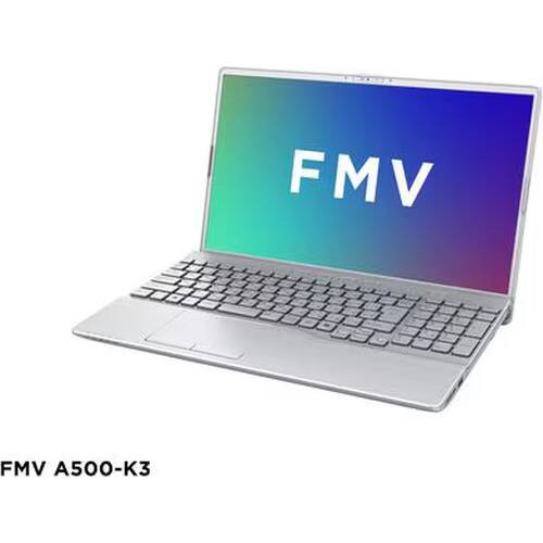 ノートPC FMV Note A FMVA500K3S [15.6型 /Ryzen 5 7430U /RAM:16GB /SSD:256GB /フルHD /Windows 11 Home /MS Office H&B /ファインシルバー]
