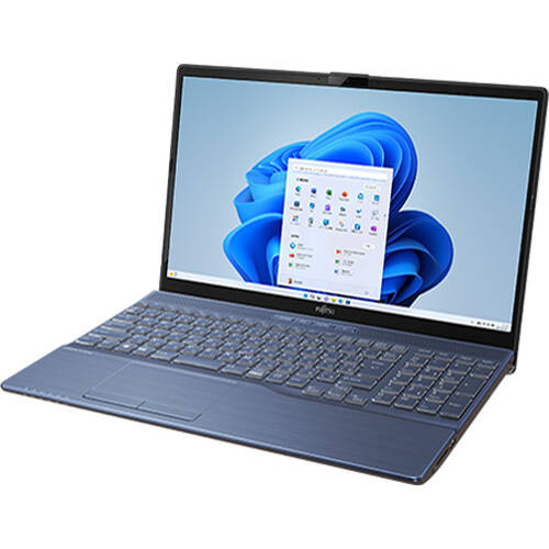 FMVA45H2L LIFEBOOK AH [ 15.6型 / フルHD / i5-1155G7 / RAM:8GB / SSD:256GB / Windows 11 Home / MS Office H&B / メタリックブルー ]