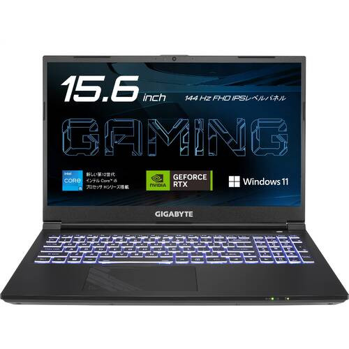 G5 KF-E3JP333SH [ 15.6型 (144Hz) / フルHD / i5-12500H / RTX4060 / RAM:8GB / SSD:512GB / Windows 11 Home / 日本語配列KB ]