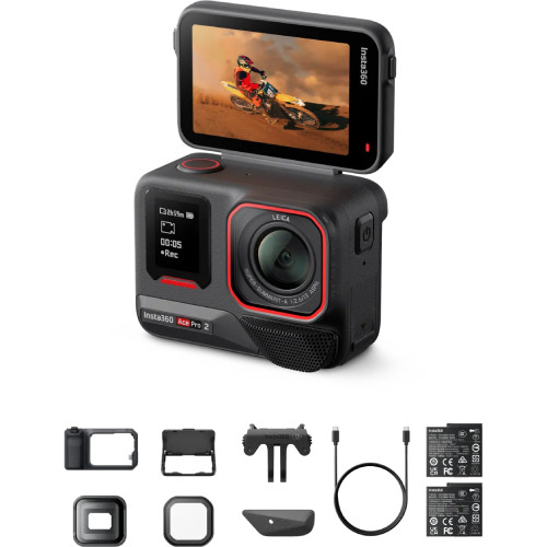 Insta360 Ace Pro 2 プロシューターキット ミッドナイト・ブラック デュアルバッテリー